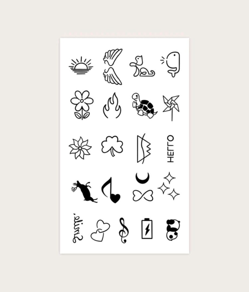 1 pcs sheet tattoo stickers