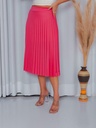 Solid pleated Skirt pink