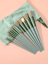 13pcs Portable Makeup Brushes Set For Blush, Eyeshadow And Full Face Cosmetic Tool Kit