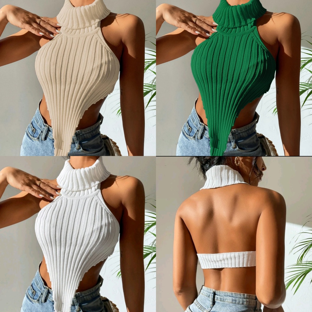 Backless Halter Neck top