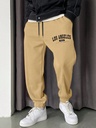  Men Letter Graphic Drawstring Waist Sweatpants