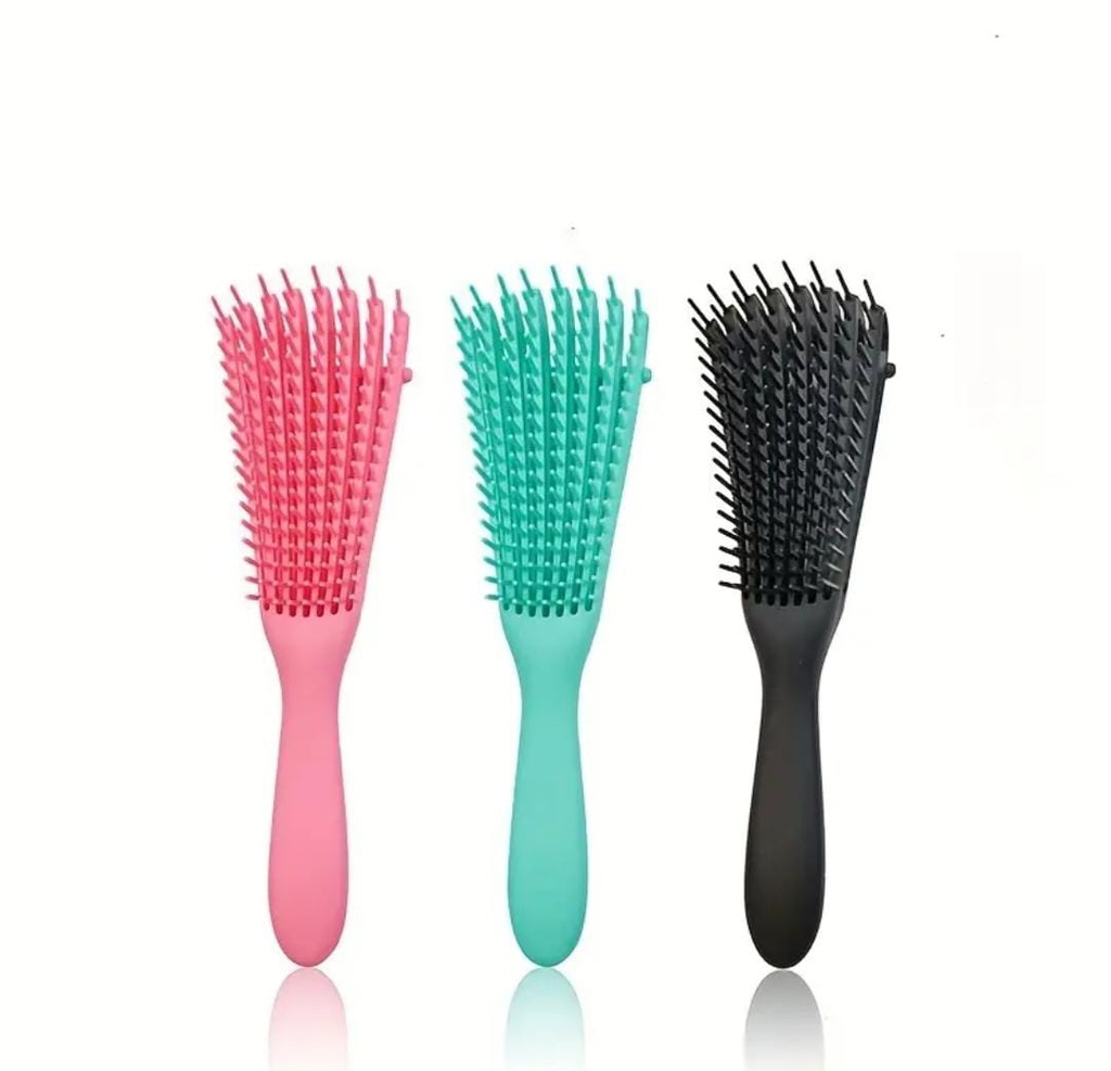 Natural hair brush