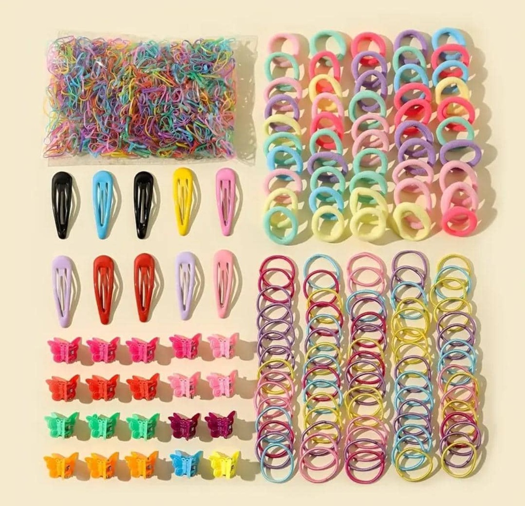 1070 pack kid hair accessories