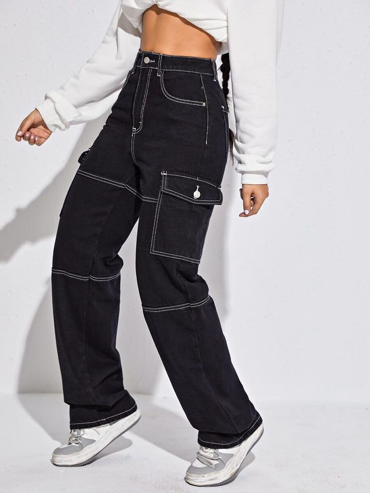 Cargo jeans pants