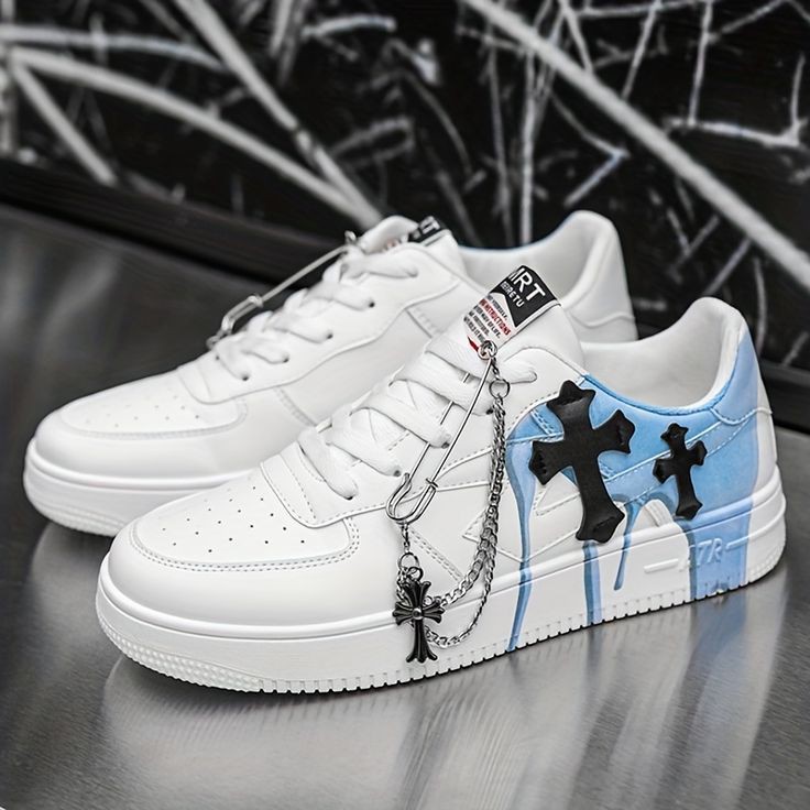 Sneakers with chain decor