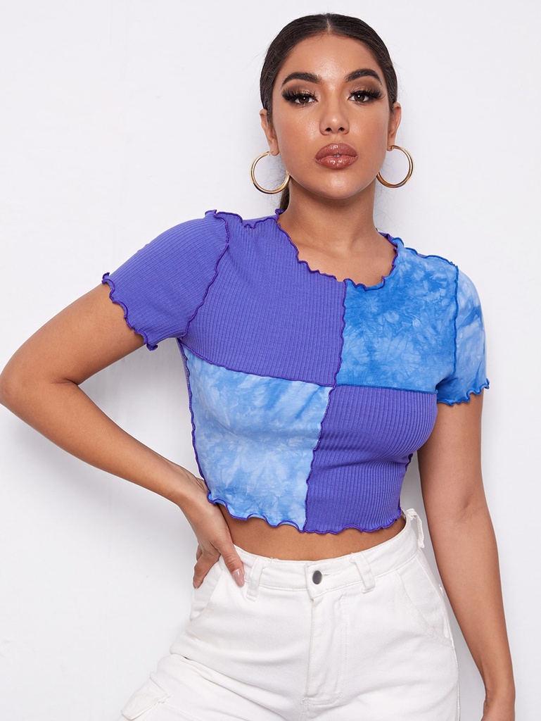 Graphic crop tee