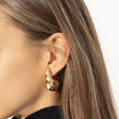 Fashion gold plated earrings