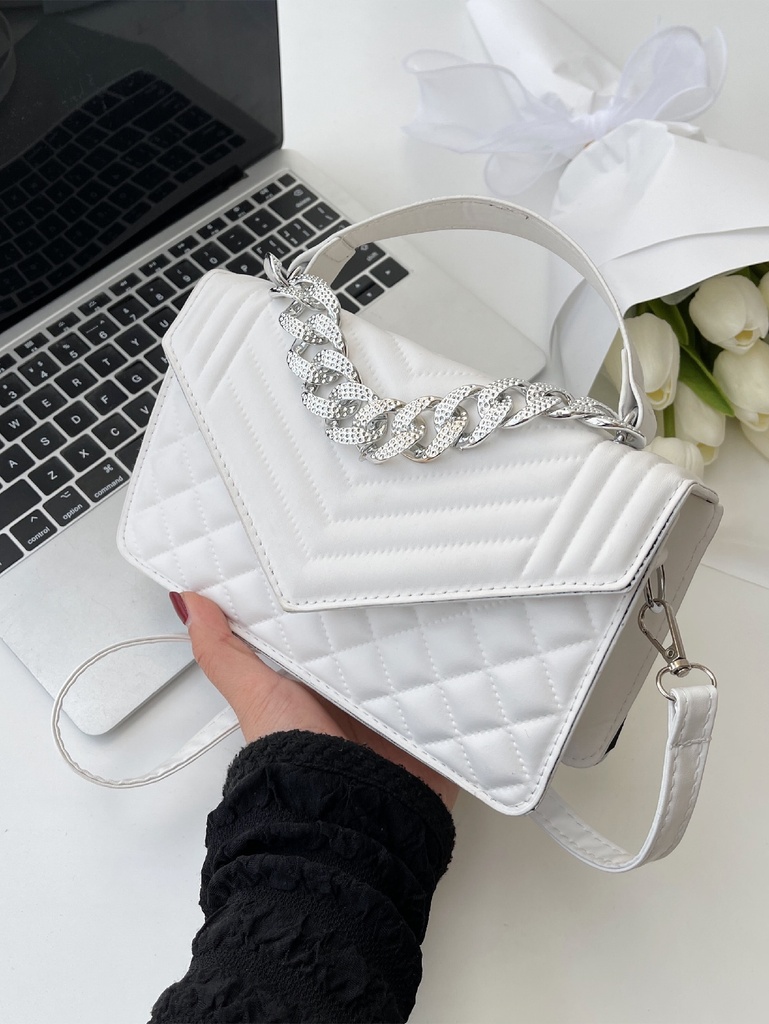 Square luxurious bag