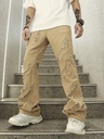 Men Cotton Ripped Flare Leg Jeans