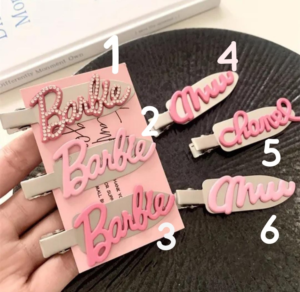 Barbie hair clips