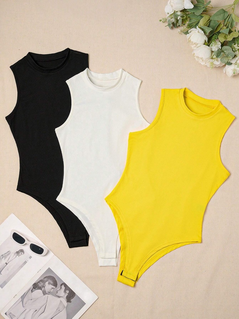 Solid tank bodysuit 