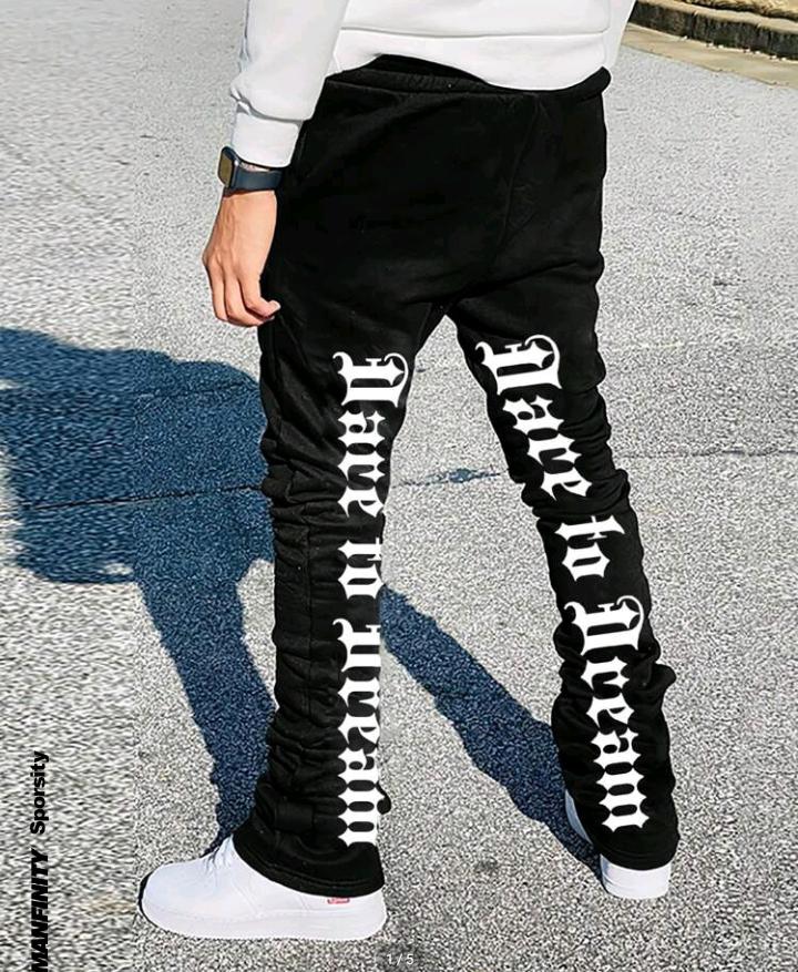  Men's Letter Printed Sweatpants