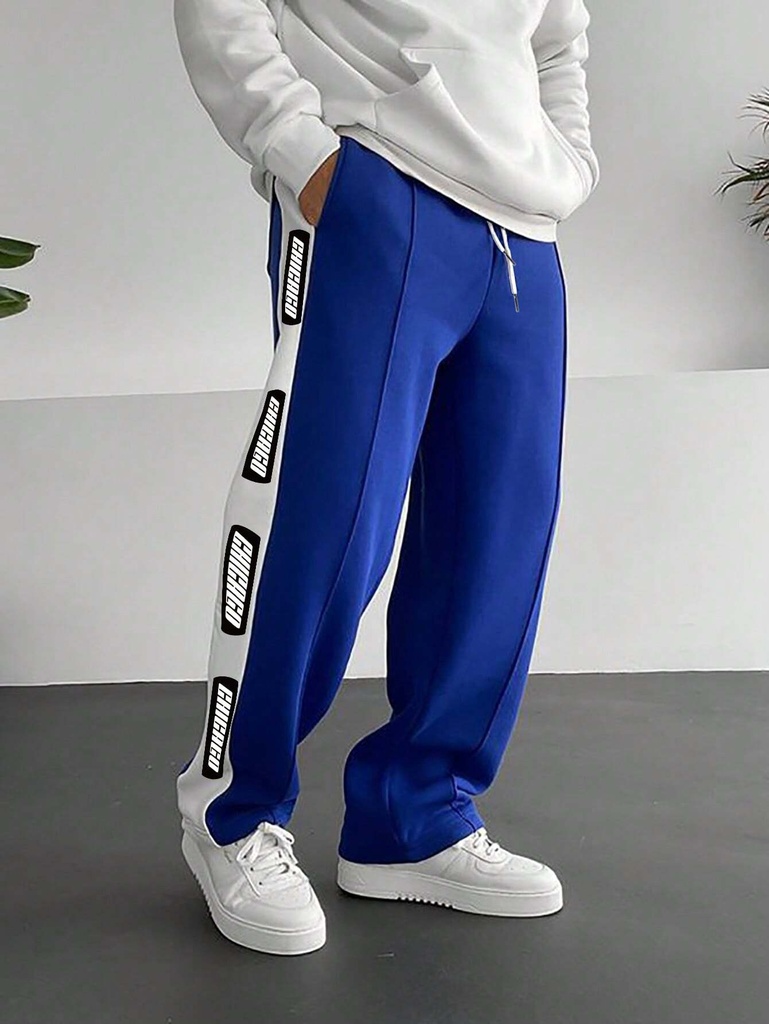 Hypemode Men's Patchwork Side jogger pant's