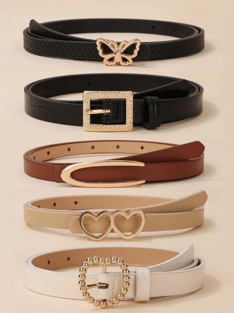 5 pcs women belt