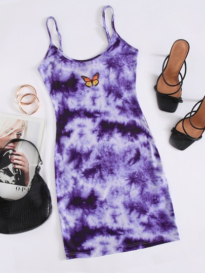 Tie Dye bodycon dress