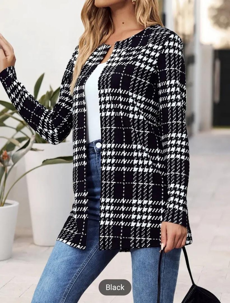 Plaid blazer