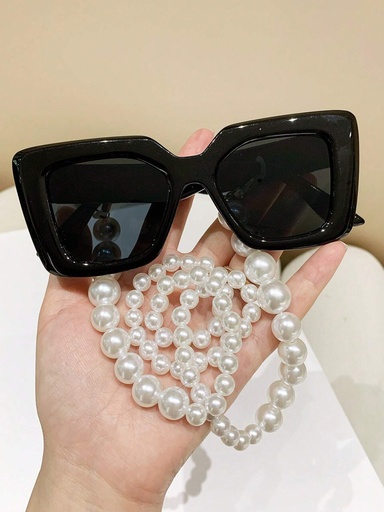  Frame Fashion Glasses With Glasses Chain