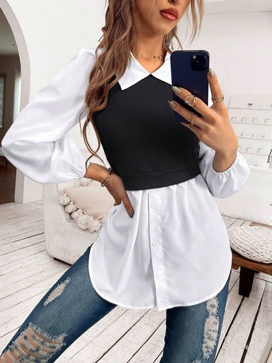 2 in 1 blouse