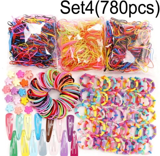 500/780 pcs hair accessories