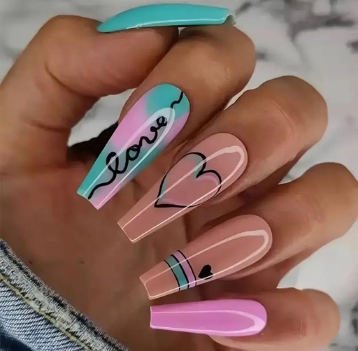 24 pcs Fake nails