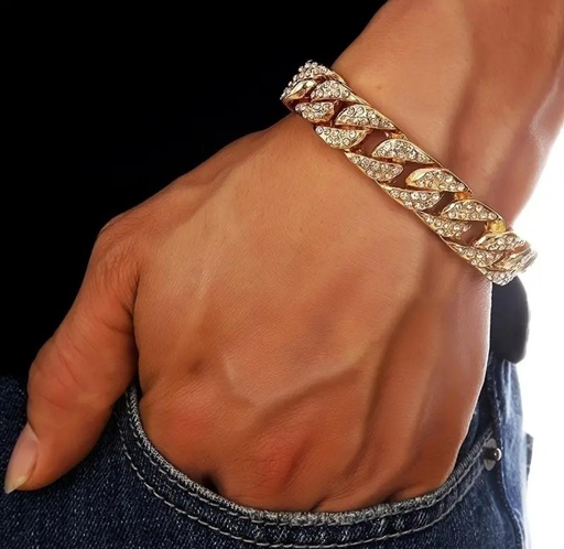 Cuban iced bracelet