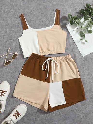 Tank top & waist shorts ser